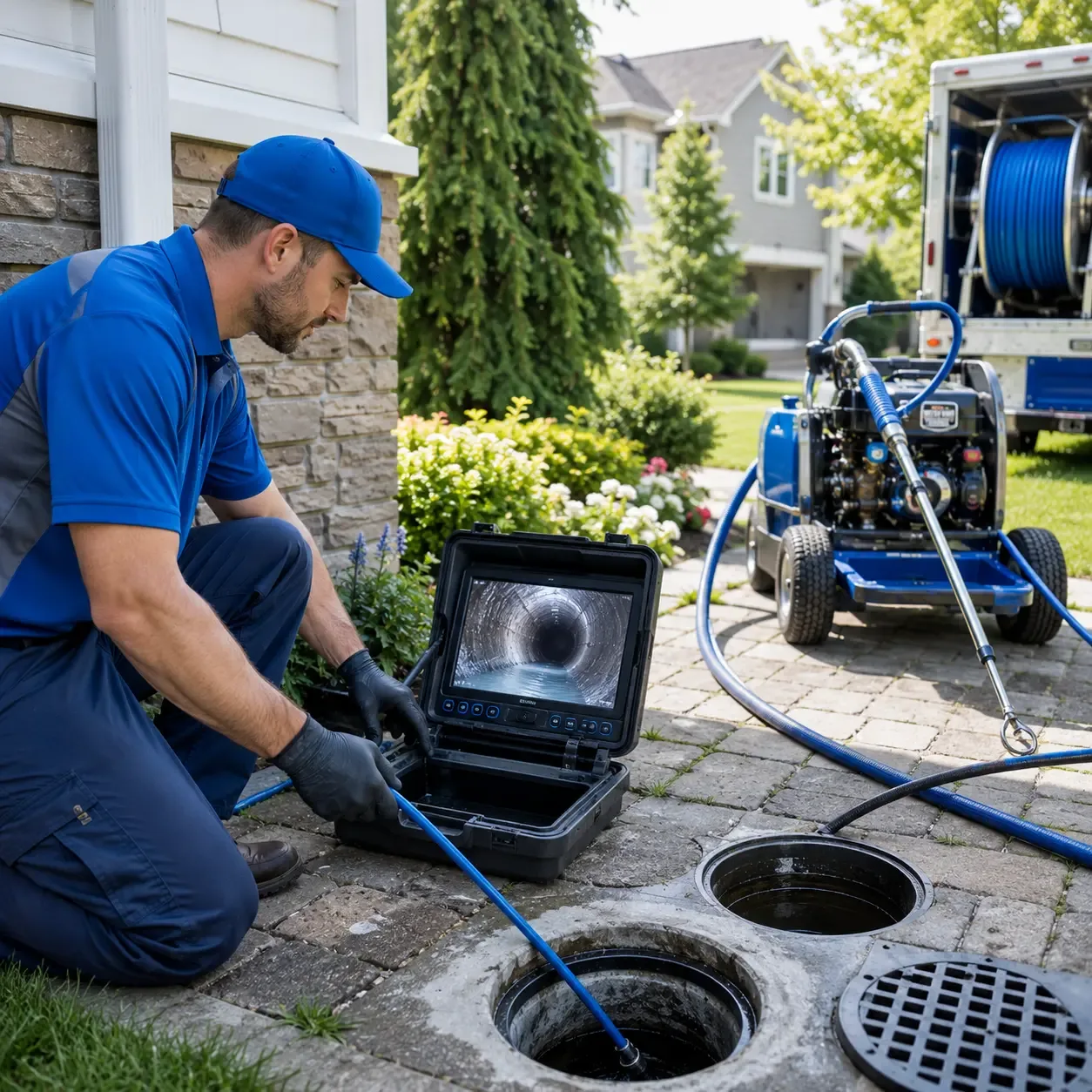 Outdoor drain cleaning professionals serving Nanafalia, AL
